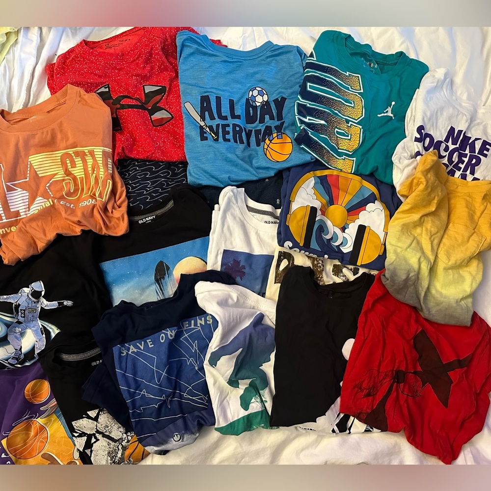 Boys Graphic T-Shirts Set - Multicolor